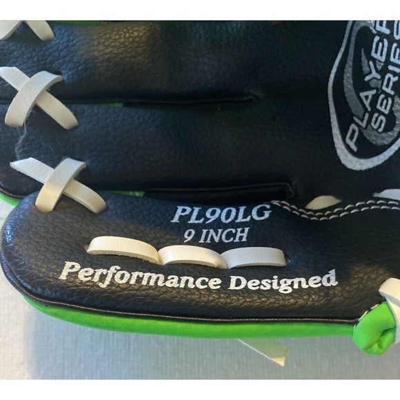 RAWLINGS 9 INCH ( PL90LG)) PLAYERS SERIES - LEFT HAND THROW - GREEN & BLACK - Picture 4 of 6